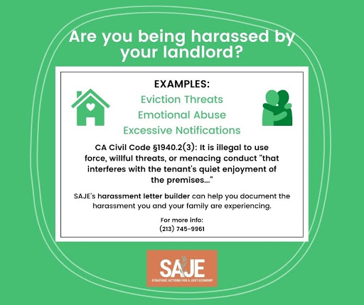 Have You been Harassed by Your Landlord?