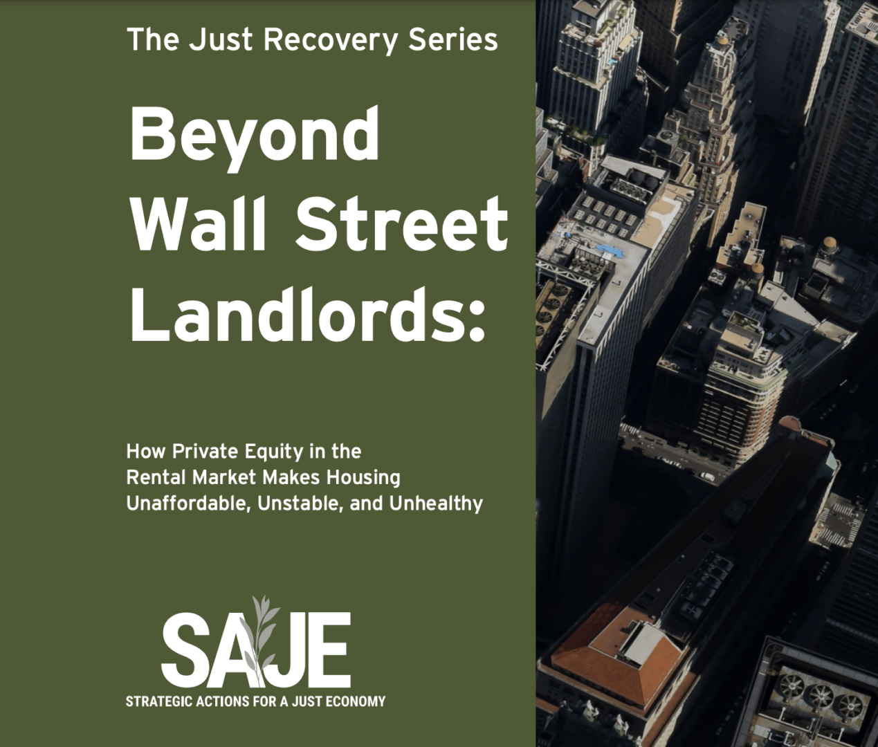 The Just Recovery Series: Beyond Wall Street Landlords