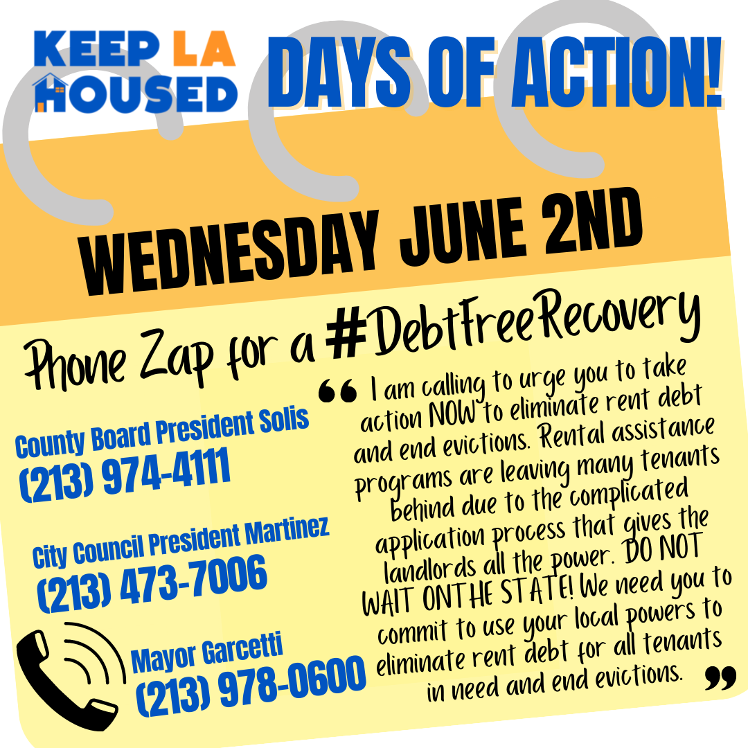 Keep LA Housed Phone Zap