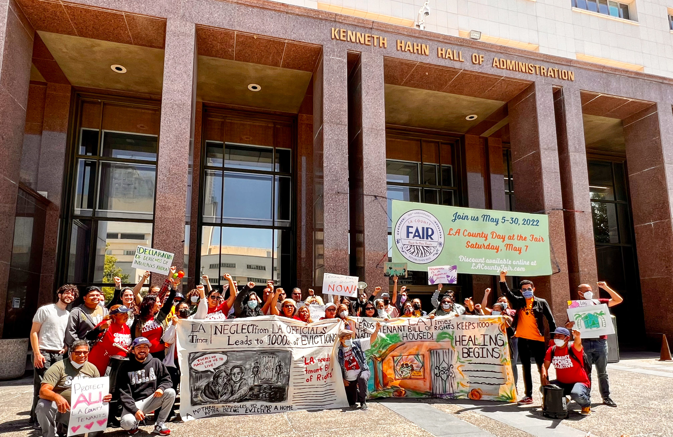SAJE to the Los Angeles County Board of Supervisors: We Need a Tenant Bill of Rights!