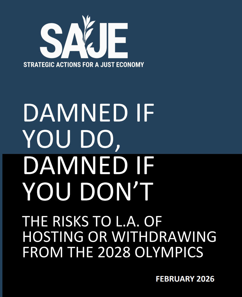 Can L.A. Afford to Cancel the Olympics? New SAJE Report Weighs the Costs